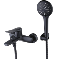 Смеситель для ванны с душем Lemark Bronx LM3714BL черный
