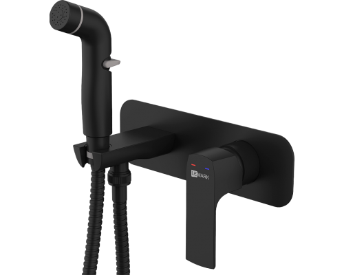 Гигиенический душ Lemark Ursus LM7220BL со смесителем, С ВНУТРЕННЕЙ ЧАСТЬЮ