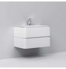 Тумба с раковиной AM.PM Sensation 80 подвесная, белый глянец