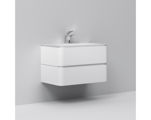 Тумба с раковиной AM.PM Sensation 80 подвесная, белый глянец