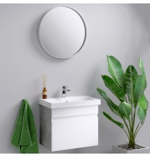 Мебель для ванной комнаты Aqwella Smart 60 бетон светлый