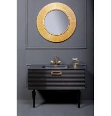 Мебель для ванной комнаты Armadi Art Vallessi Avangarde Linea 80 черная