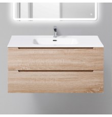 Тумба с раковиной BelBagno Etna 100 rovere bianco