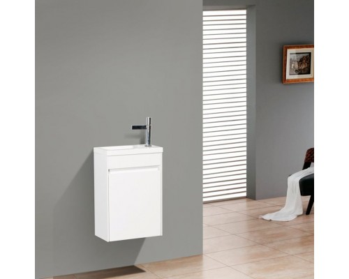 Мебель для ванной комнаты BelBagno Pietra Mini 46 L bianco lucido