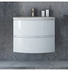 Тумба с раковиной Cezares Vague 70 bianco lucido