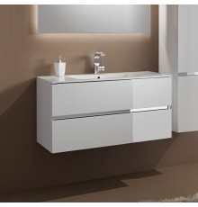 Тумба с раковиной Sanvit Кубэ -2 60 белый глянец
