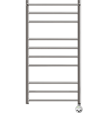 Полотенцесушитель электрический Point Аврора PN10150PE 50x100, с полкой