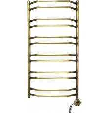 Полотенцесушитель электрический Domoterm Лаура П12 50x98,5, античная бронза, R
