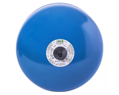 Расширительный бак Reflex DE 18 для водоснабжения вертикальный (цвет синий) (7303000)