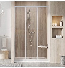 Душевая дверь в нишу Ravak Supernova ASDP3-120 Transparent, 200, профиль сатин