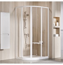 Душевой уголок Ravak Supernova SKCP4-90 195 Transparent, профиль белый