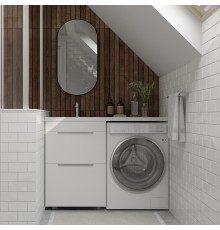 Мебель для ванной комнаты Raval Forte 120 L, под стиральную машину, с кронштейном