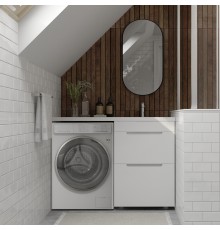 Мебель для ванной комнаты Raval Forte 120 R, под стиральную машину, с кронштейном