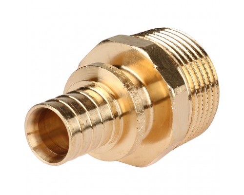 Переходник REHAU RAUTITAN с наружной резьбой 20-R 1 RX+ для труб из сшитого полиэтилена (14563161001)