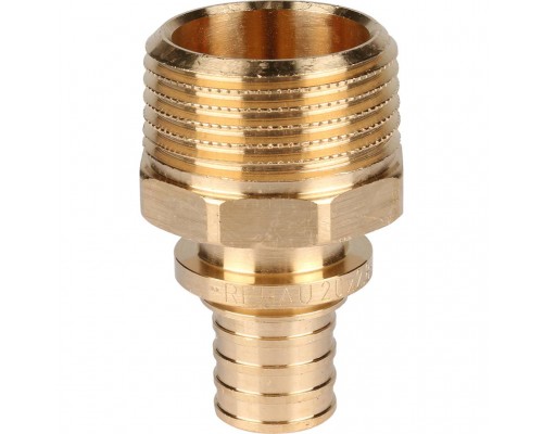 Переходник REHAU RAUTITAN с наружной резьбой 20-R 1 RX+ для труб из сшитого полиэтилена (14563161001)