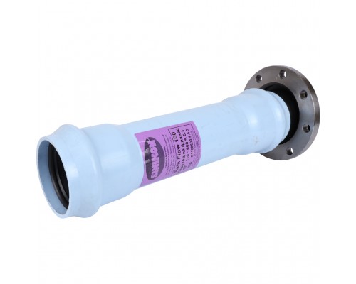 Переход на фланец Sinikon ПП D 110 L 600 S 5,3 Rain Flow 100 S1100600.F.5.3 (S1100600.F.5.3)