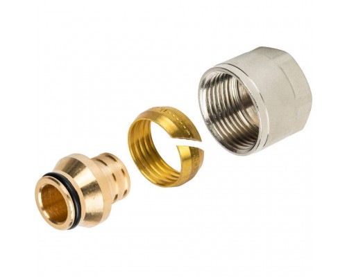 Фитинг компрессионный STOUT евроконус для труб PEX 20х2,0х3/4 (SFC-0020-002020)