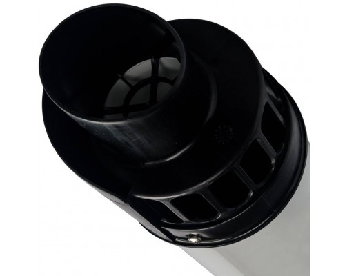 Конденсационный участок STOUT для прохода через стену с манжетами и оголовком 854 мм DN60/100 м/п PP-FE SCA-8610-010854 (SCA-8610-010854)