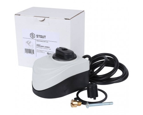 Сервопривод для смесительных клапанов STOUT SVM-0005 230 B, 120 сек. (SVM-0005-230001)
