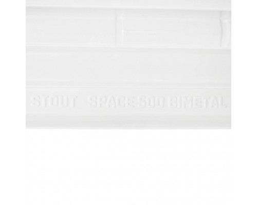 Радиатор биметаллический STOUT Space 500 12 секций боковое подключение RAL9016 SRB-0310-050012 (SRB-0310-050012) Радиатор биметаллический STOUT Space 500 12 секций боковое подключение RAL9016 SRB-0310-050012 (SRB-0310-050012)