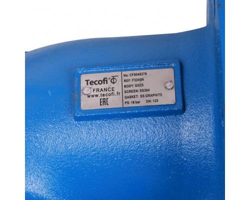 Фильтр сетчатый Tecofi F3240N Ду125 Ру16 фланцевый (F3240N-0125) Фильтр сетчатый Tecofi F3240N Ду125 Ру16 фланцевый (F3240N-0125)