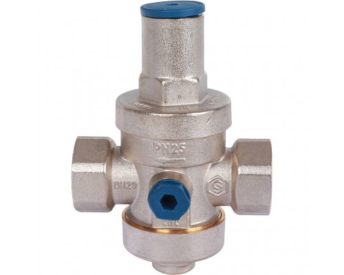 STOUT  Редуктор давления PN25 вн/вн 3/4  с выходом под манометр (SVS-1008-000020)