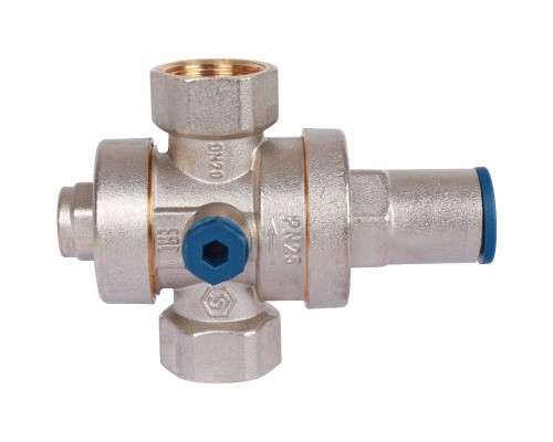 STOUT  Редуктор давления PN25 вн/вн 3/4  с выходом под манометр (SVS-1008-000020)