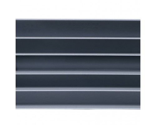 Радиатор биметаллический Global STYLE PLUS 500 4 секции боковое подключение (цвет cod.08 grigio argento opaco metallizzato 2676 (серый)) 155268 (155268)