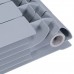Радиатор биметаллический Global STYLE PLUS 500 6 секций боковое подключение (цвет cod.08 grigio argento opaco metallizzato 2676 (серый)) 155269 (155269)