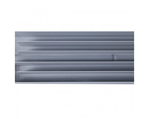 Радиатор биметаллический Global STYLE PLUS 500 6 секций боковое подключение (цвет cod.08 grigio argento opaco metallizzato 2676 (серый)) 155269 (155269)