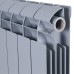 Радиатор биметаллический Global STYLE PLUS 500 8 секций боковое подключение (цвет cod.08 grigio argento opaco metallizzato 2676 (серый)) 155270 (155270)