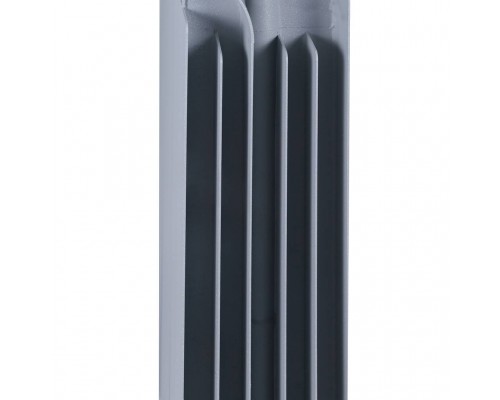 Радиатор биметаллический Global STYLE PLUS 500 8 секций боковое подключение (цвет cod.08 grigio argento opaco metallizzato 2676 (серый)) 155270 (155270)