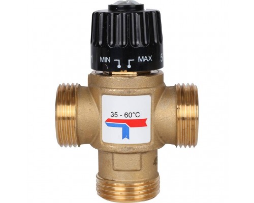 BARBERI  Термостатический смесительный клапан 1 , 35-60C (V07M250ABN)