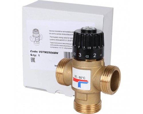 BARBERI  Термостатический смесительный клапан 1 , 35-60C (V07M250ABN)