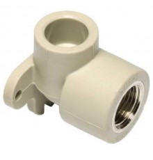Колено Ekoplastik ППР с внутр. металл. резьбой и настен. крепл. 25х3/4x90° (SNK025XXXX)