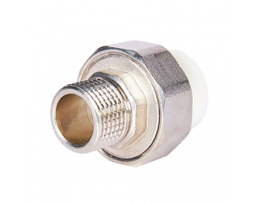 Муфта комбинированная Pro Aqua d=20-1/2 PP-R разъемная (американка) УСИЛЕННАЯ НР Белая (PA21008S) Муфта комбинированная Pro Aqua d=20-1/2 PP-R разъемная (американка) УСИЛЕННАЯ НР Белая (PA21008S)