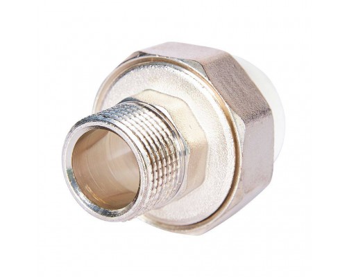 Муфта комбинированная Pro Aqua d=25-3/4 PP-R разъемная (американка) УСИЛЕННАЯ НР Белая (PA21014S) Муфта комбинированная Pro Aqua d=25-3/4 PP-R разъемная (американка) УСИЛЕННАЯ НР Белая (PA21014S)