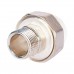 Муфта комбинированная Pro Aqua d=25-3/4 PP-R разъемная (американка) УСИЛЕННАЯ НР Белая (PA21014S)