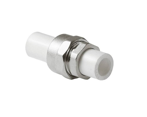 Соединение разъемное комбинированное Pro Aqua d=20-3/4 PP-R Белое (PA72008) Соединение разъемное комбинированное Pro Aqua d=20-3/4 PP-R Белое (PA72008)