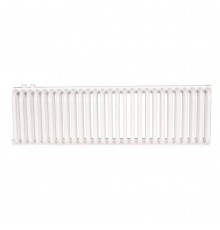 2-х трубчатый радиатор стальной ROMMER RST 2030/27 секций нижнее правое подключение RAL9016 RST-203027-020 (RST-203027-020)