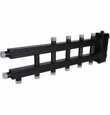 ROMMER RDG-0060-024036 ROMMER Коллектор (дублер компакт) с гидроразделителем на 3+2+1 контура  до 60 кВт (RDG-0060-024036)