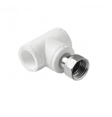 PA29114G Pro Aqua d=25-3/4 PP-R Тройник с накидной гайкой Серый (PA29114G)