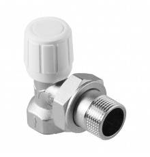Клапан (вентиль) угловой Pro Aqua D 3/4 ручного регулирования (MVA-m20-f20x)