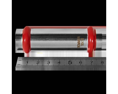 Муфта ROMMER надвижная, 18, из нержавеющей стали прессовой (RSS-0019-000018) Муфта ROMMER надвижная, 18, из нержавеющей стали прессовой (RSS-0019-000018)