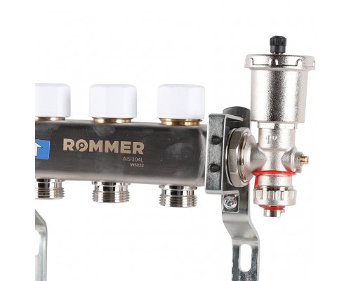 Коллектор из нержавеющей стали в сборе без расходомеров ROMMER 3 выхода (RMS-3210-000003) Коллектор из нержавеющей стали в сборе без расходомеров ROMMER 3 выхода (RMS-3210-000003)