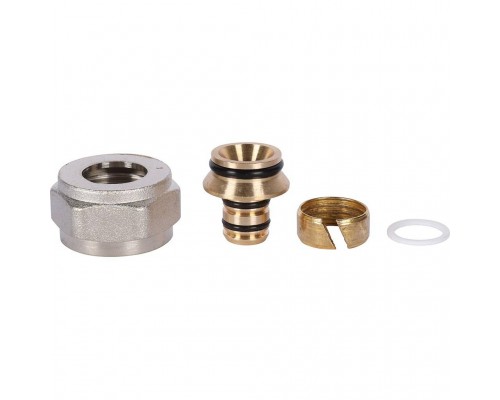 Фитинг компрессионный ROMMER евроконус для труб PEX-AL-PEXb 16х2,0х3/4 (RFC-1021-001620) Фитинг компрессионный ROMMER евроконус для труб PEX-AL-PEXb 16х2,0х3/4 (RFC-1021-001620)