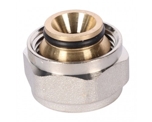 Фитинг компрессионный ROMMER евроконус для труб PEX-AL-PEXc 16х2,6х3/4 (RFC-1026-162634) Фитинг компрессионный ROMMER евроконус для труб PEX-AL-PEXc 16х2,6х3/4 (RFC-1026-162634)