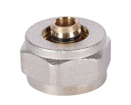 Фитинг компрессионный ROMMER евроконус для труб PEX-AL-PEXc 16х2,6х3/4 (RFC-1026-162634) Фитинг компрессионный ROMMER евроконус для труб PEX-AL-PEXc 16х2,6х3/4 (RFC-1026-162634)