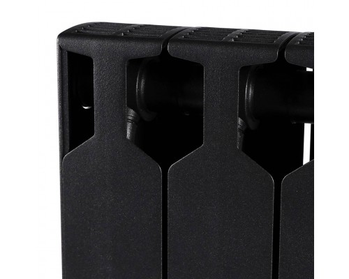 Радиатор биметаллический RIFAR SUPReMO 500 4 секции боковое подключение (цвет Антрацит) 4RS50-4-AN (4RS50-4-AN)