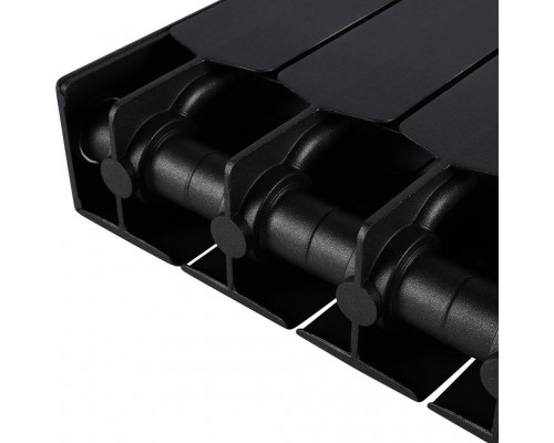 Радиатор биметаллический RIFAR SUPReMO 500 4 секции боковое подключение (цвет Антрацит) 4RS50-4-AN (4RS50-4-AN)